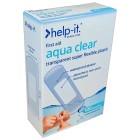 Help-It Waterproof Transparent Plasters Box 100 image