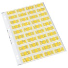 Codafile Lateral File Labels Alpha Letter C 25mm Sheet 40 image