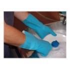 Lynn River Silver Lined Rubber Glove Blue image