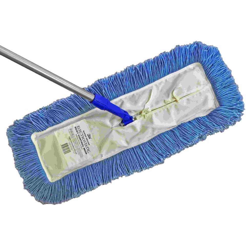 Edco ED32002 300mm Electrostatic Dust Control Mop Complete with Head & Handle