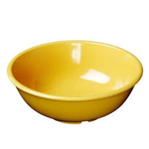 Melamine Bowl 18cm Dark Yellow