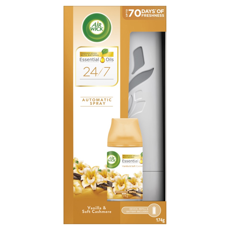  Airwick Essential Oil Vanilla Prime 174g - Ea