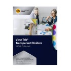 Marbig Professional Dividers Polypropylene 10 Tab Coloured A4 Coloured image