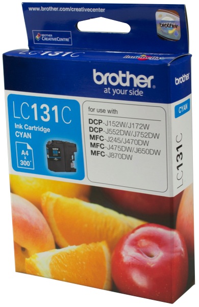 Brother Ink Cartridge LC131C Cyan