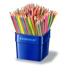 Staedtler Triangular Pencil Assorted Colours Pack 144 image