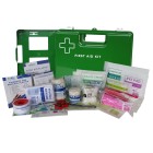 DTS First Aid Kit 1-15 Person In Plastic Wall Mountable First Aid Box image