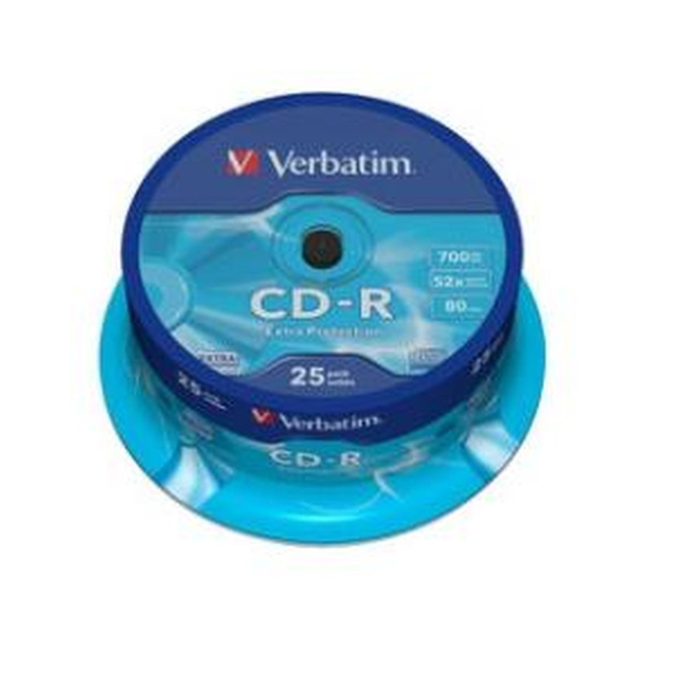 Verbatim Cd-r 52x 700mb 25pack Spindle