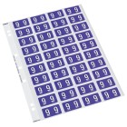 Codafile Lateral File Labels Number 9 25mm Sheet 40 image