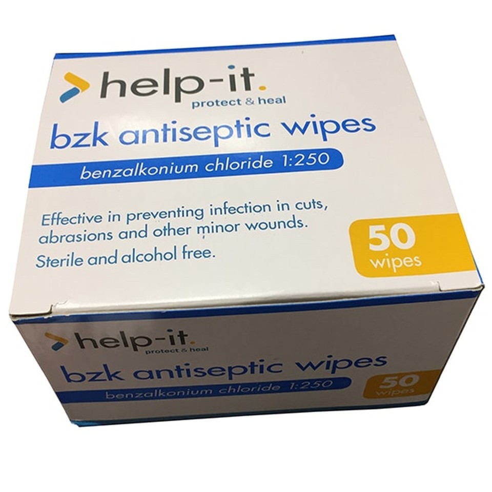 Antiseptic Wipes Box 50