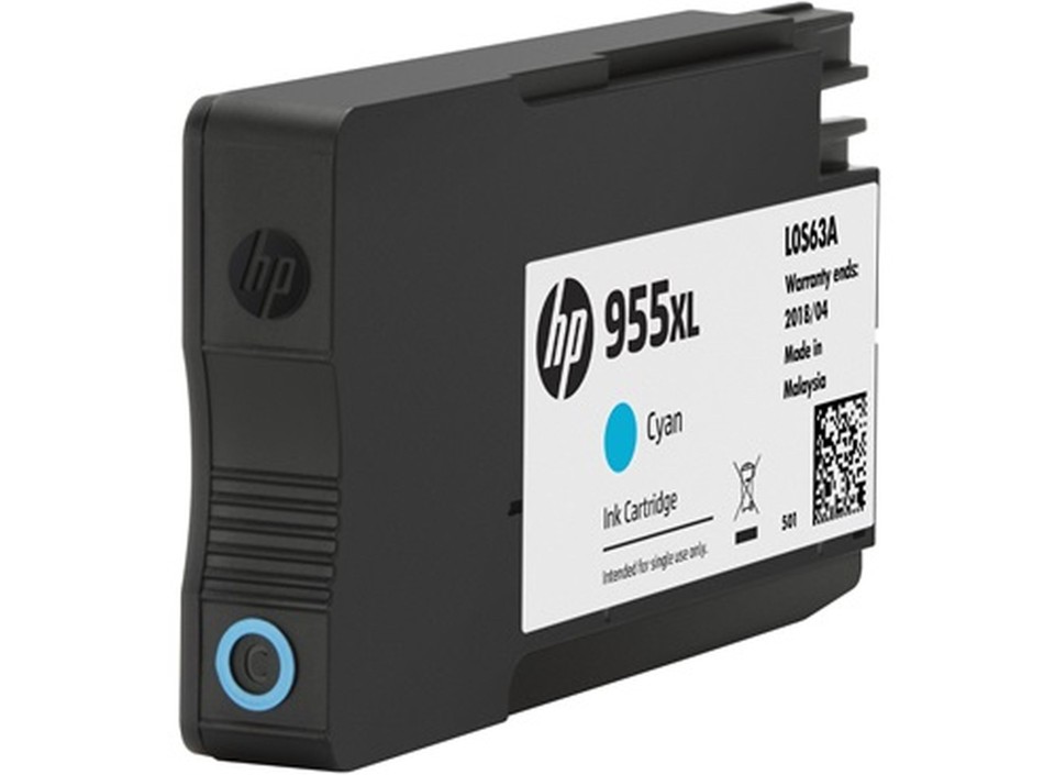 HP 955xl High Yield Cyan Original Ink Cartridge