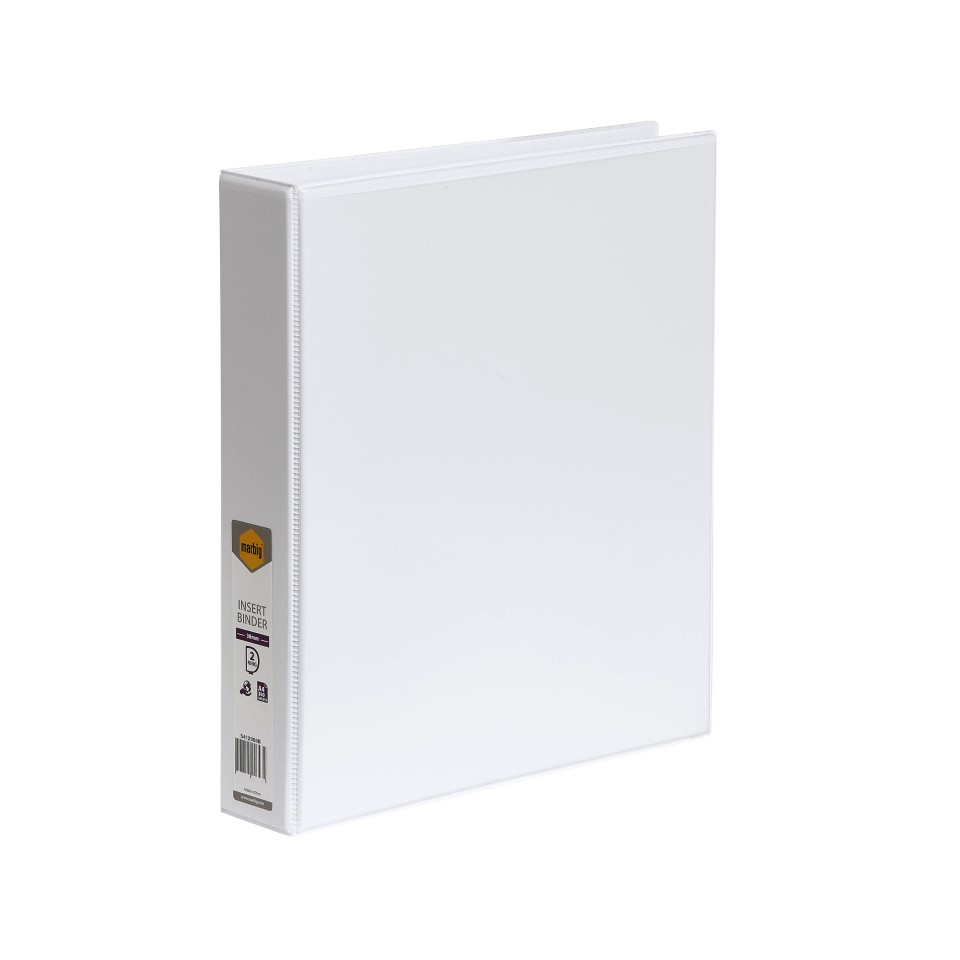 Marbig Enviro Insert Binder A4 2D 38mm White