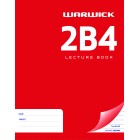Warwick 2B4 Lecture Book Hard Cover 7mm Ruled 230 x 180mm 94 Leaf image