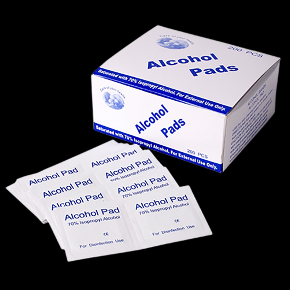 Alcohol Prep Wipes Box 200