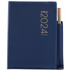 Collins 2024 Pocket Diary A7 2 Days To Page with Pencil Navy image