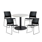 Lunar Table Bundle With Soho Chairs image