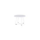 Knight Zion Coffee Table 600 Dia White Frame image