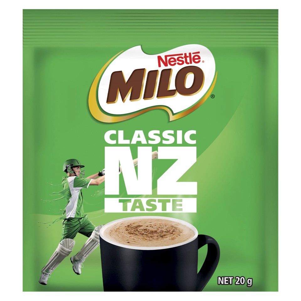 Nestle Milo Single Serve Sachets 20g Box 100