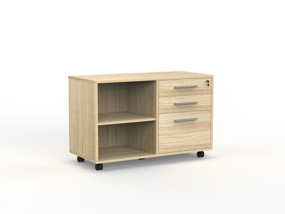 Cubit QK Caddy Left Or Right Drawers 460Wx640Hmm Atlantic Oak