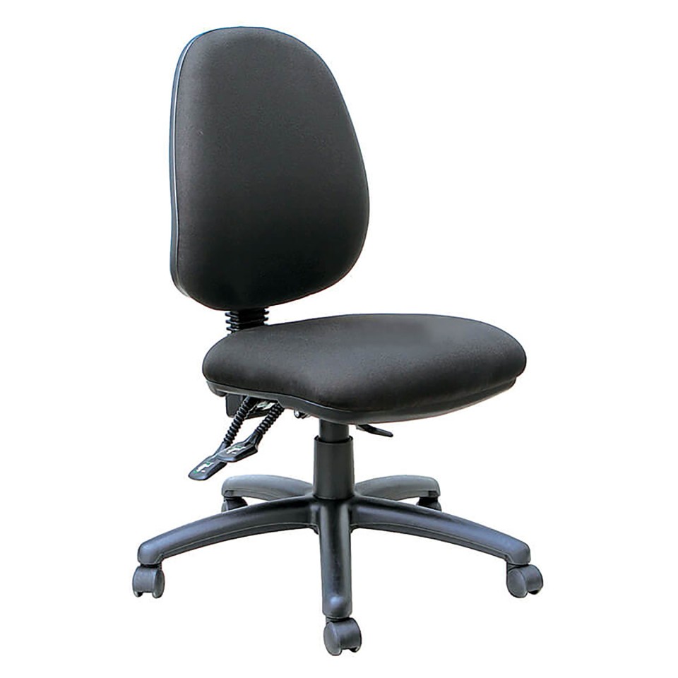 Mondo Java High Back Chair 3 Lever Black