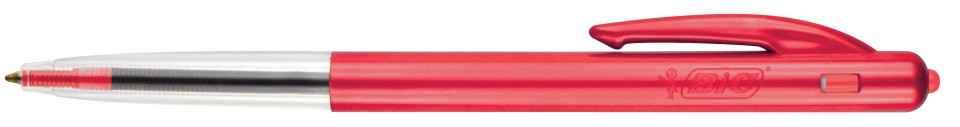 BIC Clic Ballpoint Pen Retractable Medium 1.0mm Red Box 10