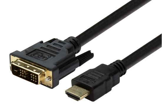 Dynamix 1m Hdmi Male To Dvi-d Male 18+1 Cable Single Link