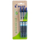 Pilot B2P Begreen Gel Ink Pen Retractable Fine Blue Pack 3 image