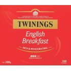 Twinings Tea Bags Tagged English Breakfast Box 100 image