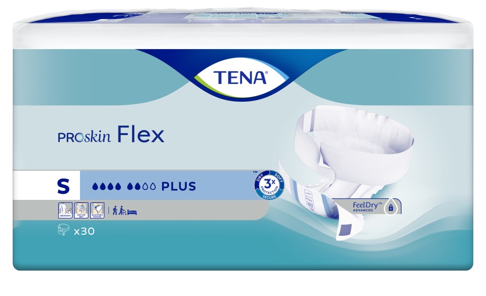 TENA Flex PROskin Plus Small Pack 30