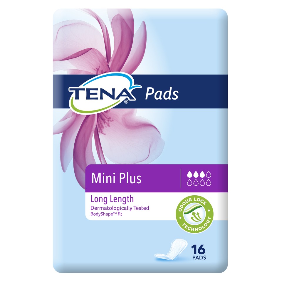 Tena Pads Mini Plus Pack of 16