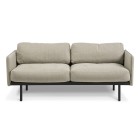 Eden Leo 2-seater Sofa Natural Oatmeal Colour Fabric image