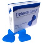 Detecta-blues Metal Detectable Fingertip Plasters Blue Box 50 image