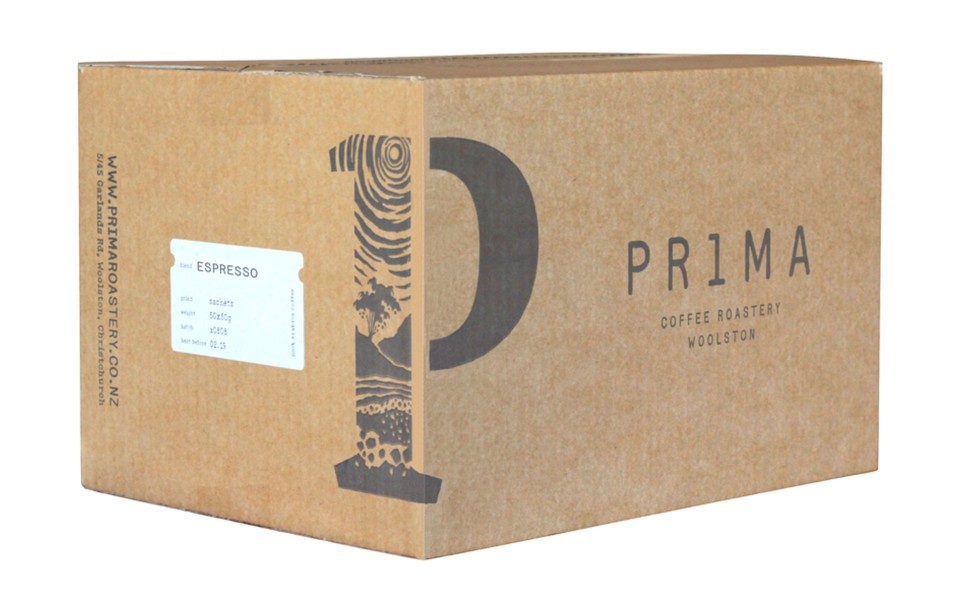 Prima Marcato Fresh Ground Coffee Sachets 50g Box 50