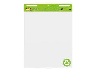 Post-it Easel Pad Recycled 635x762mm 30 Sheet Pad White Pack 2