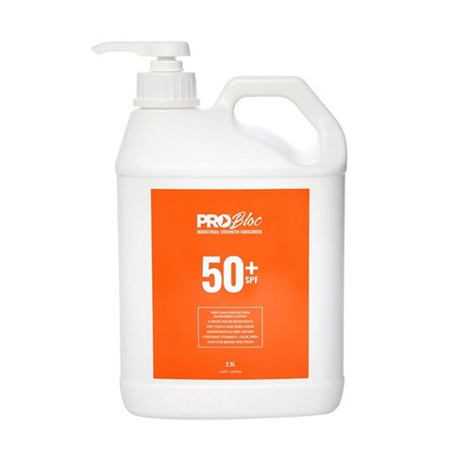 Probloc SPF 50+ Sunscreen 2.5 Litre Pump Bottle