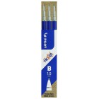 Pilot Frixion Clicker Ballpoint Pen Refill Broad 1.0mm Blue Pack 3 image