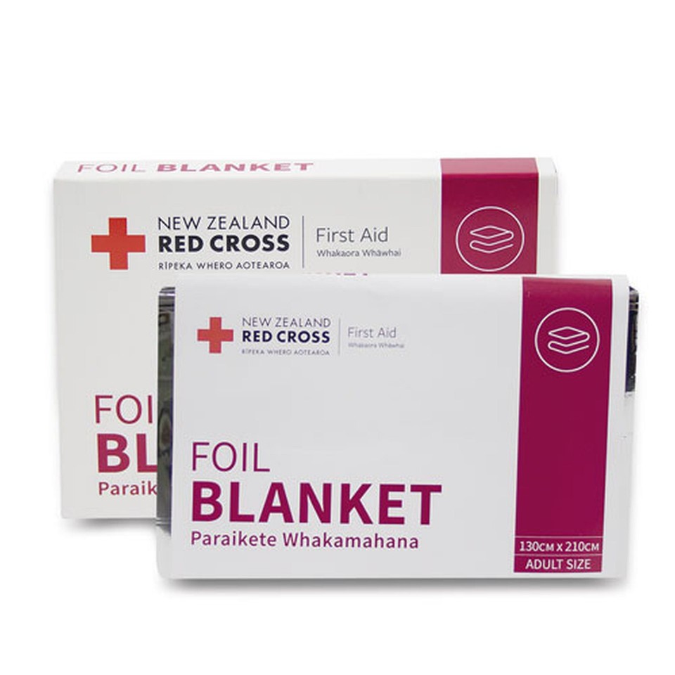Red Cross Foil Blanket Boxed - Adult