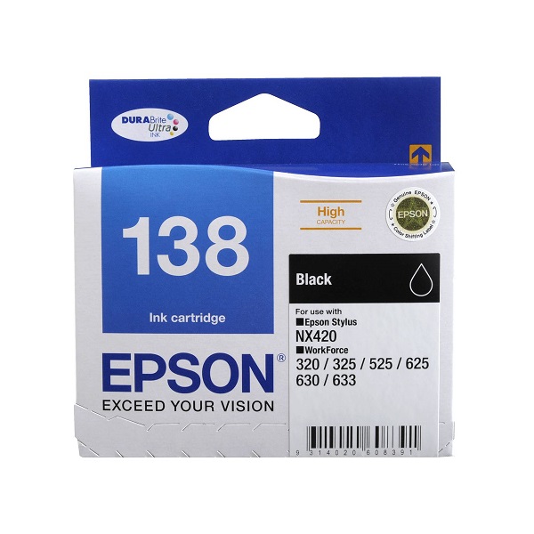 Epson Ink Cartridge 138 Black