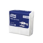 Tork Healthcare Towel 2 Ply White 390x390mm 100 Towels per Pack 2315950 Carton of 10 image