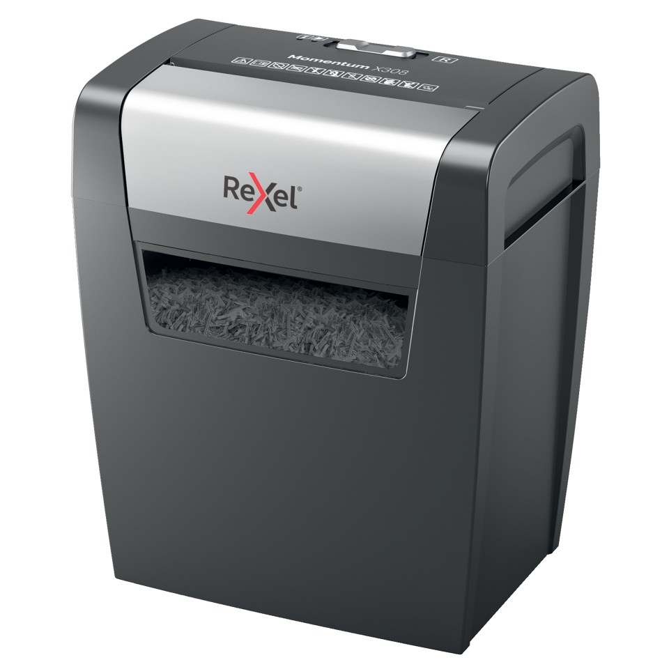 Rexel Momentum Shredder Manual Cross Cut X308