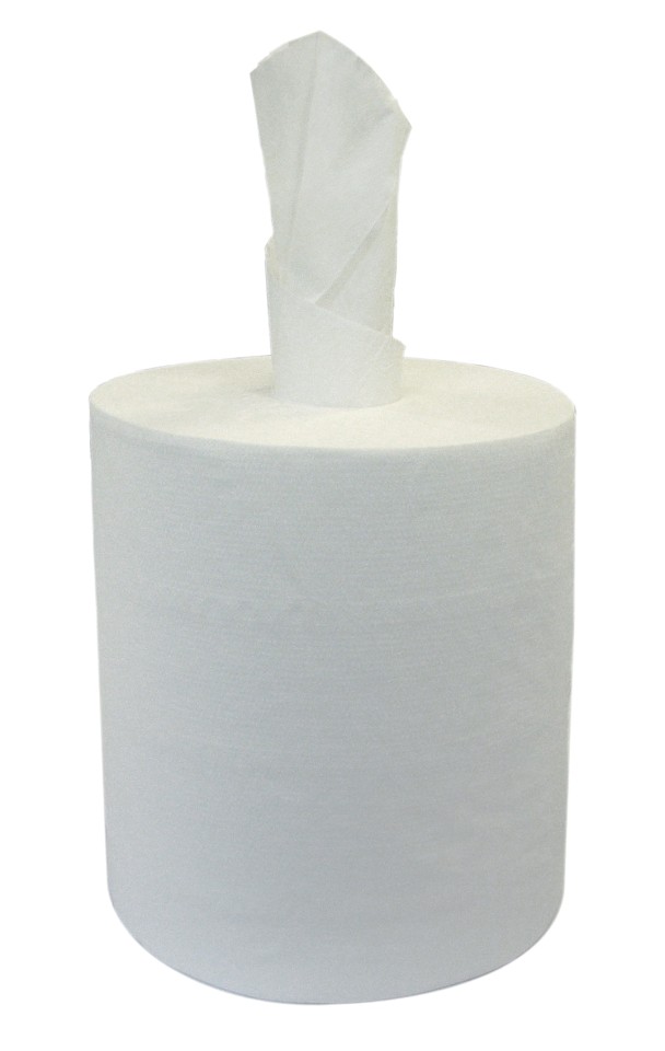 Sorb-X Centrefeed Wiper 1 Ply White 300 meters per Roll SX2110 Carton of 6