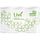 Livi Everyday Toilet Tissue 1 Ply 850 Sheets Per Roll White Carton 48 Rolls image