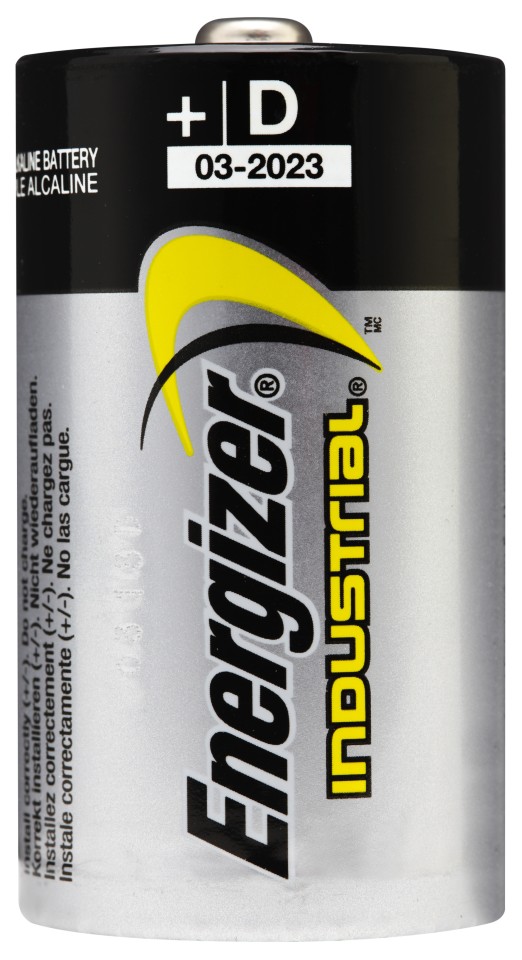 Energizer Industrial D Battery Alkaline Each