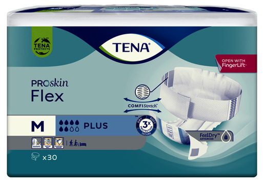 Tena Flex Proskin Plus Medium Pack of 30