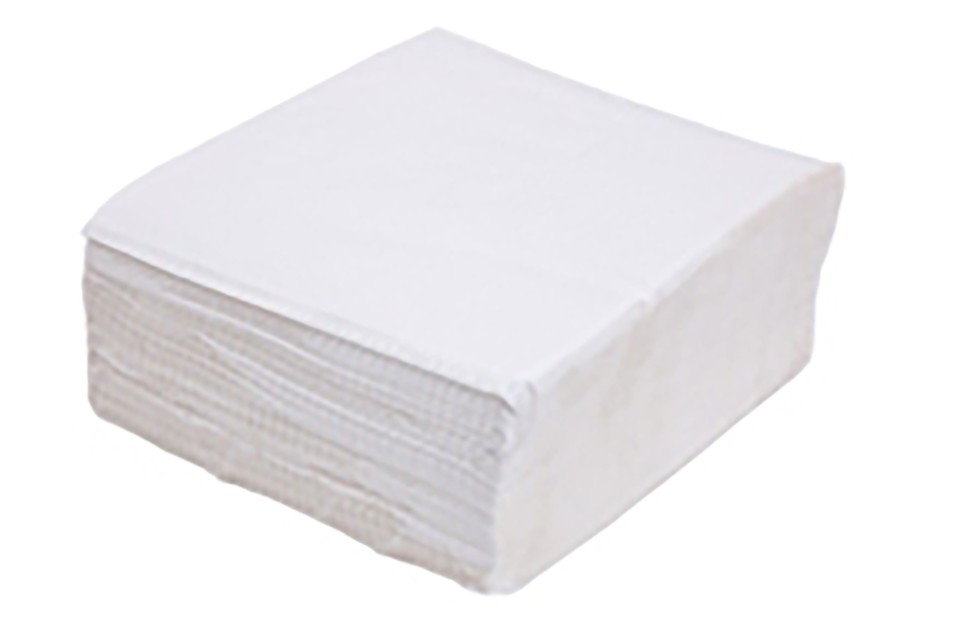 Serviette Lunch White 1Ply Ctn3200