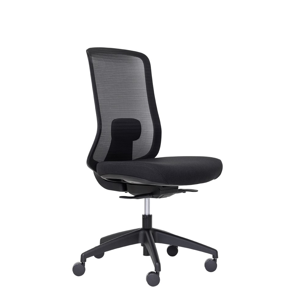 Buro Elan Mesh Back Ergonomic Chair Black - No Arms