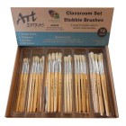 5 Star Paint Brush Stubbie Flat & Round Set 72 image