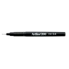 Artline 200 Fineliner Pen Fine 0.4mm Black image
