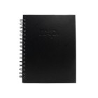 NXP Spiral Notebook Hard Cover Ruled Perforated A5 200 Pages Black image