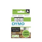 Dymo D1 Labelling Tape 24mmx7m Black On White image