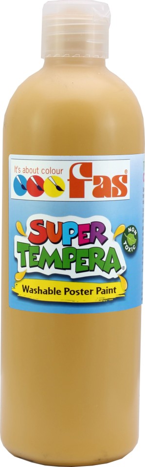 FAS Super Tempera Paint 500ml Ochre